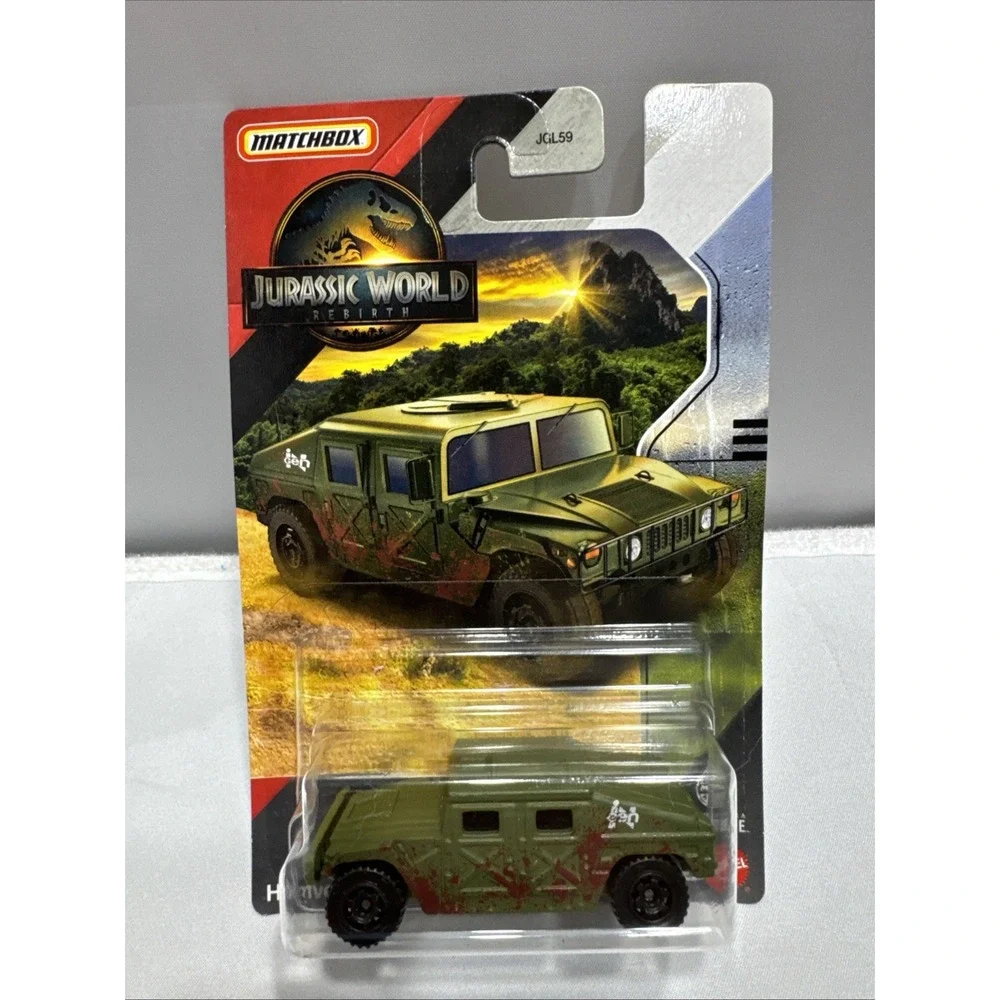 2025 Matchbox Jurassic World Rebirth Humvee Green Diecast 1:64 JGL59